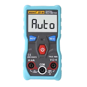4000 Count True RMS Digital Multimeter With Backlight Data Hold and Flashlight ZT-S1