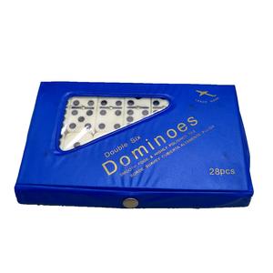 Dominos en plastique à vendre pas cher <span class=keywords><strong>Personnalisé</strong></span> en plastique dominos colorés Ivoire dominos Ensemble de 28 en PVC Étui de Transport - Product Image 4