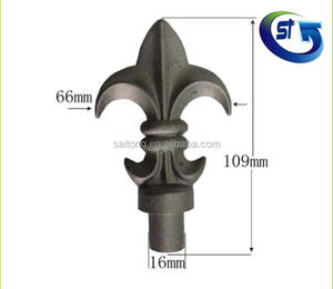 Hàng rào gai trang trí hàng rào an ninh mũi nhọn bán buôn phổ biến nhất Sắt Trung Quốc Kim Loại vườn hàng rào nhôm cổng không tráng - Product Image 4