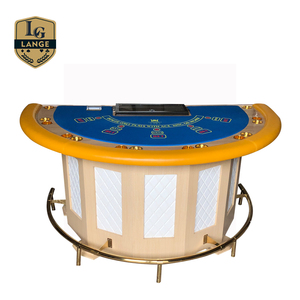 Table de Poker électronique de luxe, en LED, <span class=keywords><strong>Blackjack</strong></span>, avec jambes en bois, nouvelle collection - Product Image 5