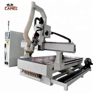 CA-1325 3D& 4D wood carving cnc machine wood and foam mould making 4 axis cnc router