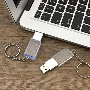 Miễn Phí Mẫu 16G Acrylic USB 2.0 Thủy Tinh Pha Lê Bút Ổ Đĩa Bộ Nhớ Biểu Tượng Tùy Chỉnh Khuyến Mại Móc Khóa & Carabiners - Product Image 6