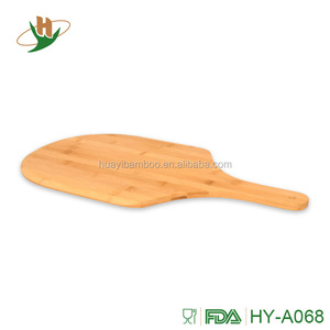 Prime naturel paddle en forme de bambou en <span class=keywords><strong>bois</strong></span> pelle à pizza conseil - Product Image 1