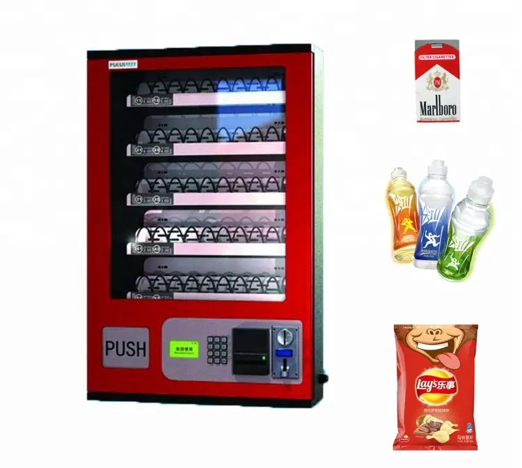 Mesin Dispenser Atas Meja 2022 Mendukung Koin dan Tagihan Mini Mesin Penjual Makanan Ringan