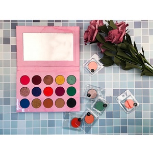 Cosméticos de larga duración 15 color de etiqueta privada de maquillaje paleta de sombra de ojos - Product Image 4