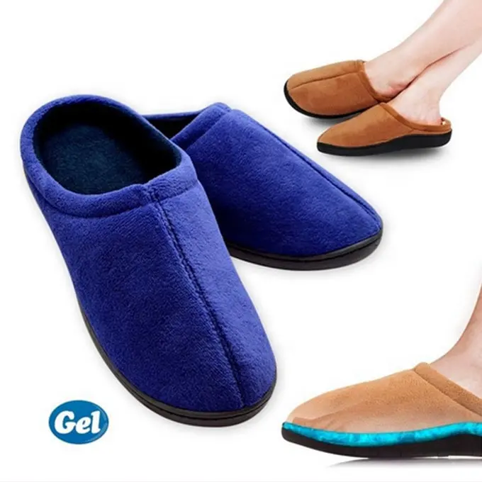 Comfort Relax High Quality Winter Memory Foam Sbr Comfort Gel Slipper