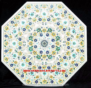 White Marble Table Gorgeous Top - Product Image 1