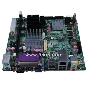 Intel Atom N270 Mini-Itx Moederbord D945GSEBK Fanless Met Lvds Voor Industriële Computer TDP2.5W