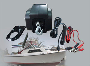 12 v Portable mini small electric winch for boat anchor rode - Product Image 6
