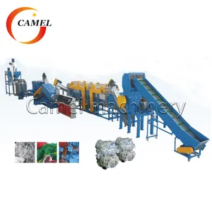 Waste Plastic recycling machine PP PE HDPE barrel container washing recycling line