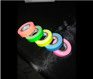 Rubans adhésifs fluorescents, <span class=keywords><strong>ruban</strong></span> gaffer, rubans néon réactifs aux UV et à la lumière noire pour les fêtes, l'art, l'artisanat, les décorations, 5 couleurs (5 rouleaux) - Product Image 4