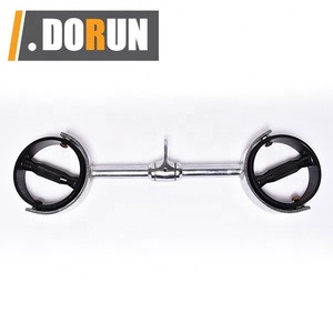 Tricep Phụ Kiện Cáp Ép Xuống, Tay Cầm Cong Kéo Xuống Lát Phụ Kiện Máy Trọng Lượng Với Vòng Kẹp Xoay - Product Image 1