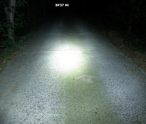 Sofirn SF37 Led Hunting Light Customized Aluminum Torch  IPX-8 3 Units of XMK Ttiple Reflector Flashlight