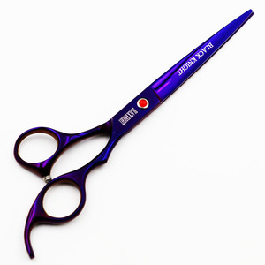 BLACK KNIGHT Kéo Làm Tóc Chuyên Nghiệp 7 Inch Cắt Barber Shears Kéo Pet Phong Cách Màu Tím - Product Image 2