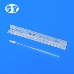 Disposable medical consumable material sterilized nylon flocked vaginal applicator