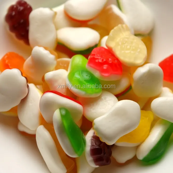 Gemengde Smaken Suiker Gratis Gummy Candy Zachte Snoepjes