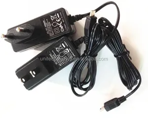 Jenis Switching AC untuk DC 12 Volt micro usb power adapter dengan on/off switch