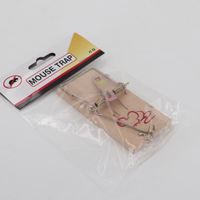Piège à souris en bois à double ressort, intelligent, entièrement automatique, en plastique, piège à rats, station d'appât pour rongeurs, prix compétitif