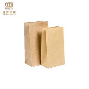 personalizado francés marrón embalaje de alimentos pan Sos de <span class=keywords><strong>la</strong></span> bolsa de papel de Kraft - Product Image 2