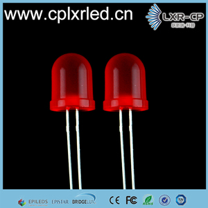 Color difuso <span class=keywords><strong>0</strong></span>,06 W rojo amarillo verde azul ámbar blanco 10mm ronda Dip Led diodo Chip con 45 grados - Product Image 1