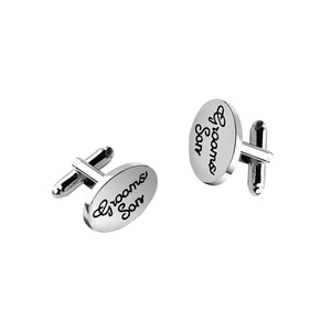 Regalos <span class=keywords><strong>de</strong></span> moda <span class=keywords><strong>Camisa</strong></span> Joyería Boda Fiesta <span class=keywords><strong>Gemelos</strong></span> Novio Hijo Letras <span class=keywords><strong>Gemelos</strong></span> <span class=keywords><strong>para</strong></span> hombres - Product Image 2