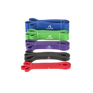 Red Premium Strength Training Workout Fitness Resistance Exerciser elastici in lattice Long <span class=keywords><strong>Power</strong></span> Pull Up Bands - Product Image 6