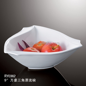 Nuevo diseño cuadrado blanco tazón de cerámica, Tazón de Sopa de Porcelana Blanca, Cuenco de arroz para Hotel <span class=keywords><strong>y</strong></span> <span class=keywords><strong>Restaurante</strong></span> - Product Image 2