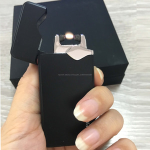 Nuevo Diseño stong chispas de arco de plasma usb encendedor de cigarrillos Cigarro Del botón en el lado logotipo personalizado - Product Image 4