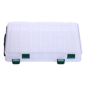 <span class=keywords><strong>Caja</strong></span> <span class=keywords><strong>de</strong></span> <span class=keywords><strong>Pesca</strong></span> Rígida Transparente <span class=keywords><strong>de</strong></span> Plástico Duro para Almacenamiento <span class=keywords><strong>de</strong></span> Señuelos, Anzuelos y Cebos - Uso en Ríos y Arroyos con Capacidad Inferior a 20L - Product Image 1