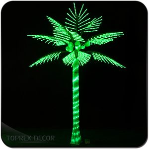 Albero di Cocco Artificiale Moderno a LED Toprexdecor in Plastica, Decorazione per Interni, Giardino e Natale per Paesaggisti - Product Image 6