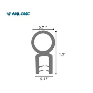 Auto Car Door Window Edge Trim Rubber <strong>Seal</strong> Weather Strip <strong>Weatherstrip</strong> - Product Image 6
