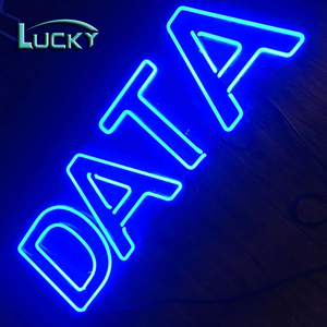 Outdoor LED plastic flex customized shape neon sign for bar decoration