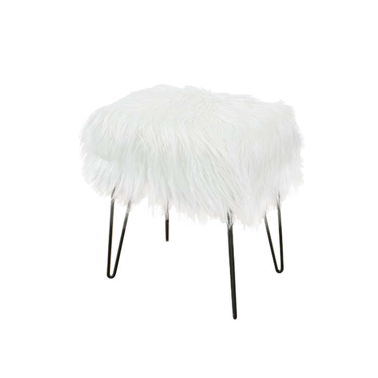 ODM & OEM Hiện Đại Clear Square Sofa Phân, Vải Cover Cushion 4 Chân Phân