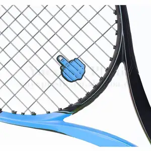 Kundenspezifische lustige pvc vibration absorber tennisschläger dämpfer usa