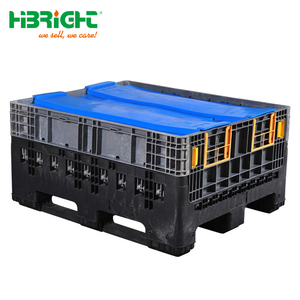 Conteneur pliable durable de grande taille, boîte solide en plastique empilable, caisse logistique - Product Image 2