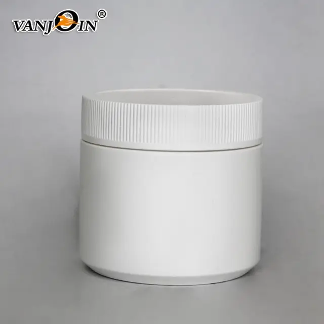 16oz Empty HDPE Plastic Jar For Supplement Nutrition Protein Powder Packaging Bottle