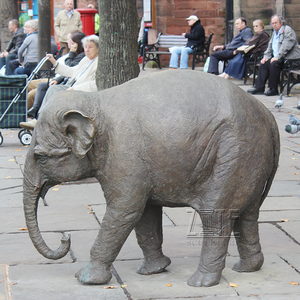 Offre Spéciale Jardin Décoratif Éléphant Statue <span class=keywords><strong>Bronze</strong></span> <span class=keywords><strong>Sculpture</strong></span> Animalière Thaïlande - Product Image 4