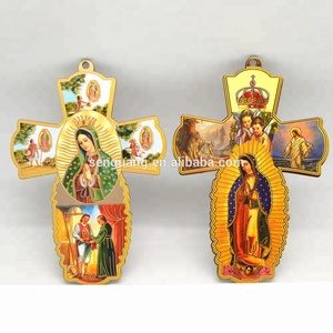 Pared de <span class=keywords><strong>madera</strong></span> <span class=keywords><strong>crucifijo</strong></span> religiosos católicos Cruz <span class=keywords><strong>colgante</strong></span> para decoración de la pared - Product Image 6