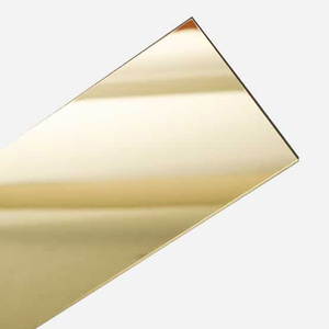 <span class=keywords><strong>5x7</strong></span> นิ้วสีทองอะคริลิคแผ่นเปล่า Mirrored Gold แผ่นอะคริลิค - Product Image 4
