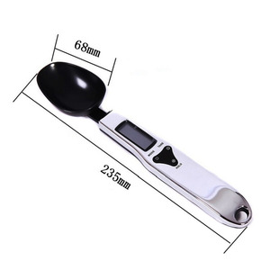 OEM nuevo 500g/0,1g LCD electrónico Digital cocina laboratorio gramo <span class=keywords><strong>cuchara</strong></span> peso escala para frijol guisante sal azúcar aceite curriculum vitae temporada - Product Image 3