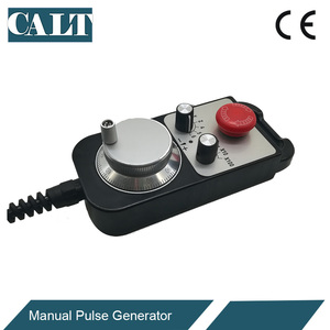 เครื่องกำเนิดพัลส์แบบแมนนวล6แกน Cnc เครื่องเข้ารหัสแบบพกพา MPG TM1474พร้อม E Stop 5.8เมตรสายเกลียว - Product Image 3