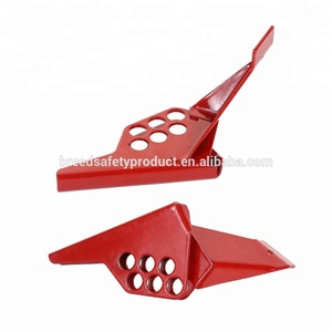 Dispositivo <span class=keywords><strong>di</strong></span> Blocco per Valvola a Sfera in Acciaio con Rotazione <span class=keywords><strong>di</strong></span> un Quarto <span class=keywords><strong>di</strong></span> Giro, Rosso, <span class=keywords><strong>Sicurezza</strong></span> LOTO, Piccolo Dispositivo <span class=keywords><strong>di</strong></span> Bloccaggio per Valvole - Product Image 4