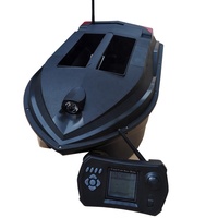 Bateau à appâts avec sonar GPS à retour automatique, détecteur de poissons Skywolf TL-380E 433MHZ, écho sonoreur, bateau à appâts avec 12 compartiments