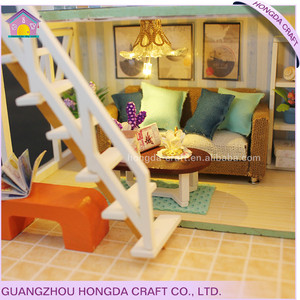Casa delle Bambole in Miniatura Non Finita, Regalo di Compleanno per Ragazzi di 14 Anni, Scatola Colorata con Luci, Decorazione Festiva - Product Image 5