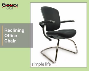 Chaise de conférence ergonomique, sans roulettes, accoudoir, haute qualité - Product Image 2