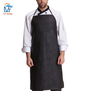 Impermeable Anti aceite Hotel cocina Chef Barista delantal <span class=keywords><strong>de</strong></span> cuero para <span class=keywords><strong>camarero</strong></span> - Product Image 1