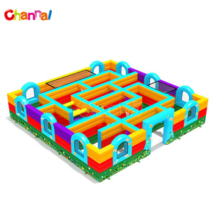 Đầy màu sắc vui vẻ Laser Mê Cung trở ngại Mê Cung Arena Đảng cho thuê thiết bị Inflatable trò chơi ma ám nhà - Product Image 5