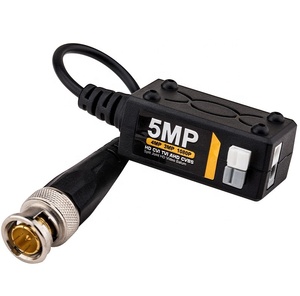 1080P AHD CVI TVI conector BNC a <span class=keywords><strong>UTP</strong></span> Cat5/5e/6 de vídeo <span class=keywords><strong>Balun</strong></span> pasivo transceptores de fibra óptica transmisor Video <span class=keywords><strong>balun</strong></span>