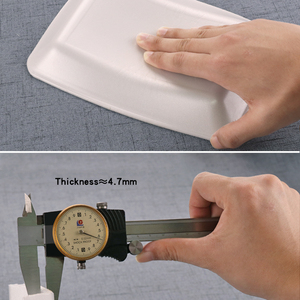 21*15*2.5 Khay Nhựa Xốp Dùng Một Lần Thực Phẩm Lớp Ps Chất Liệu Bọt Tấm Cho Siêu Thị Thịt Đông Lạnh Gói Thực Phẩm Đảng Tấm - Product Image 3