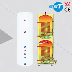 Mulit color bomba de calor tanque de agua para el sistema de enfriamiento